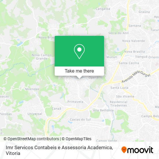 Imr Servicos Contabeis e Assessoria Academica map