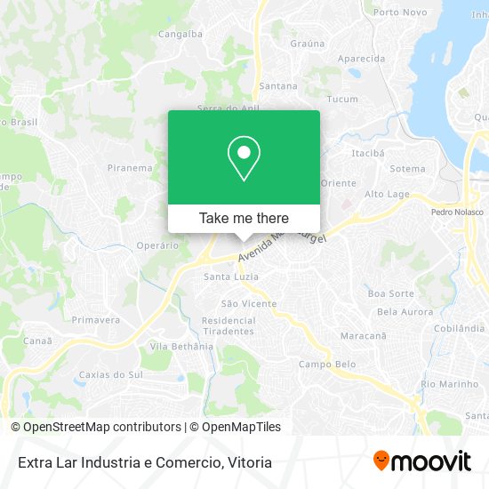 Mapa Extra Lar Industria e Comercio