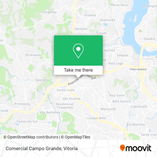 Mapa Comercial Campo Grande
