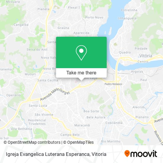 Igreja Evangelica Luterana Esperanca map