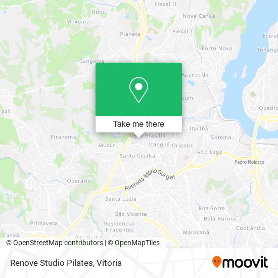 Renove Studio Pilates map