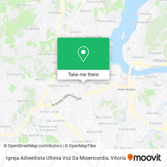 Igreja Adventista Ultima Voz Da Misericordia map