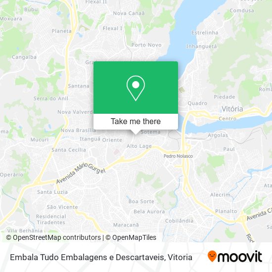 Embala Tudo Embalagens e Descartaveis map