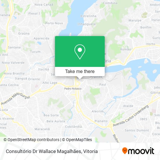 Consultório Dr Wallace Magalhães map