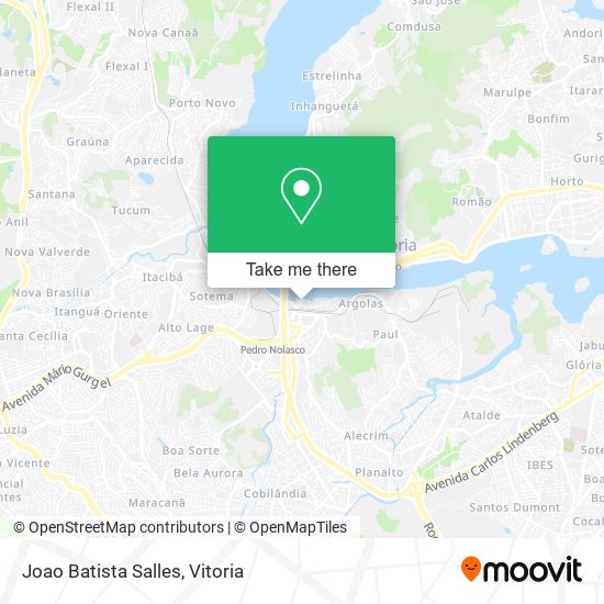 Joao Batista Salles map
