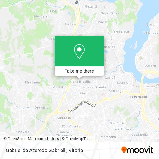 Gabriel de Azeredo Gabrielli map