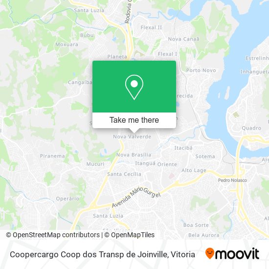 Coopercargo Coop dos Transp de Joinville map