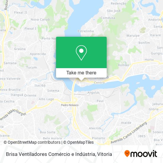 Brisa Ventiladores Comércio e Indústria map