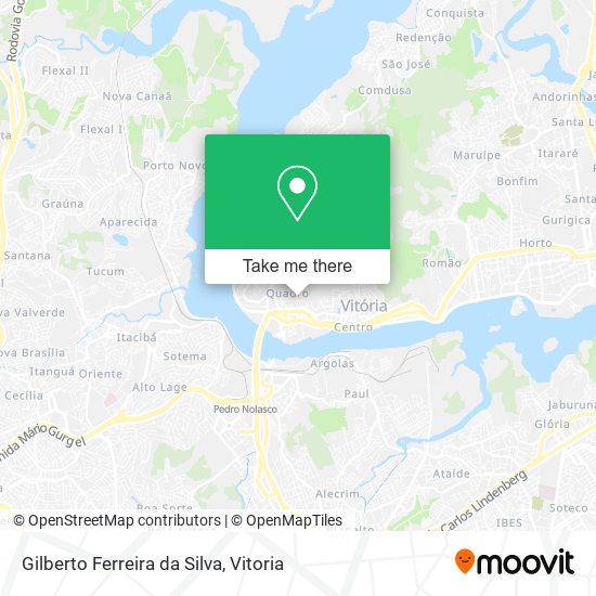 Mapa Gilberto Ferreira da Silva