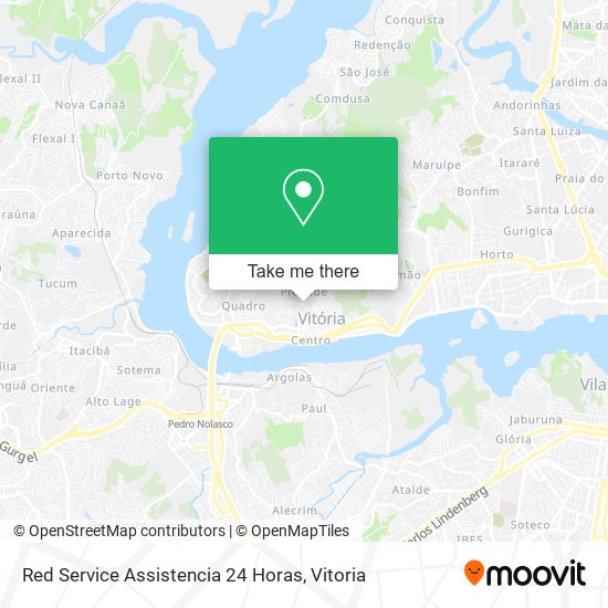 Red Service Assistencia 24 Horas map
