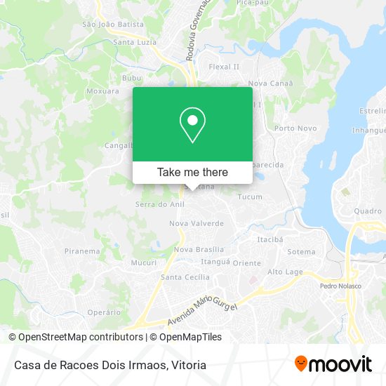 Casa de Racoes Dois Irmaos map