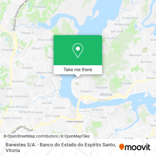 Banestes S / A. - Banco do Estado do Espírito Santo map