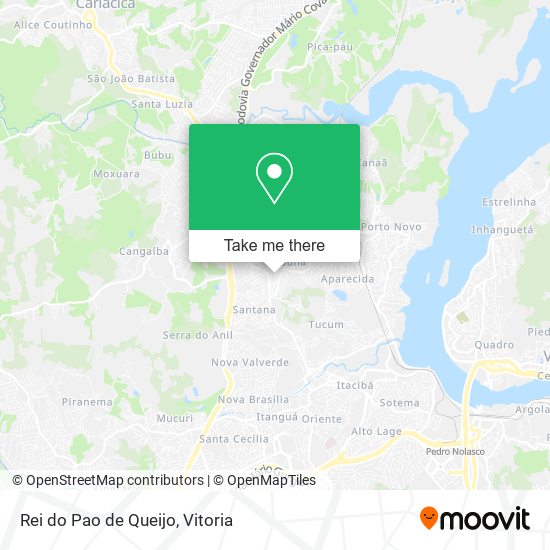 Rei do Pao de Queijo map