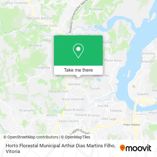 Horto Florestal Municipal Arthur Dias Martins Filho map
