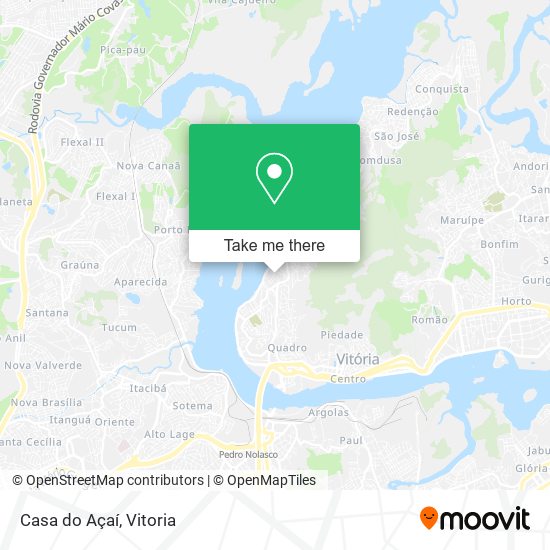 Casa do Açaí map
