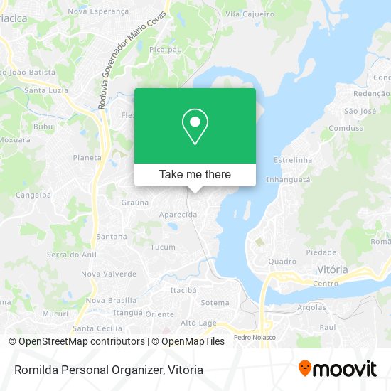 Romilda Personal Organizer map