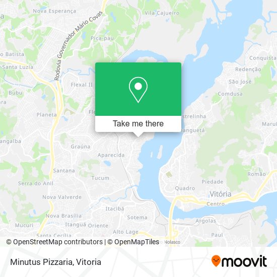 Minutus Pizzaria map