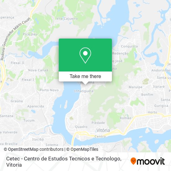 Cetec - Centro de Estudos Tecnicos e Tecnologo map
