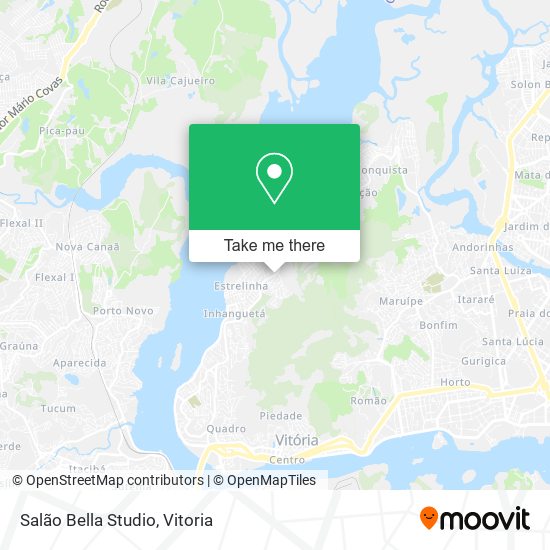 Salão Bella Studio map