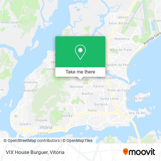 VIX House Burguer map
