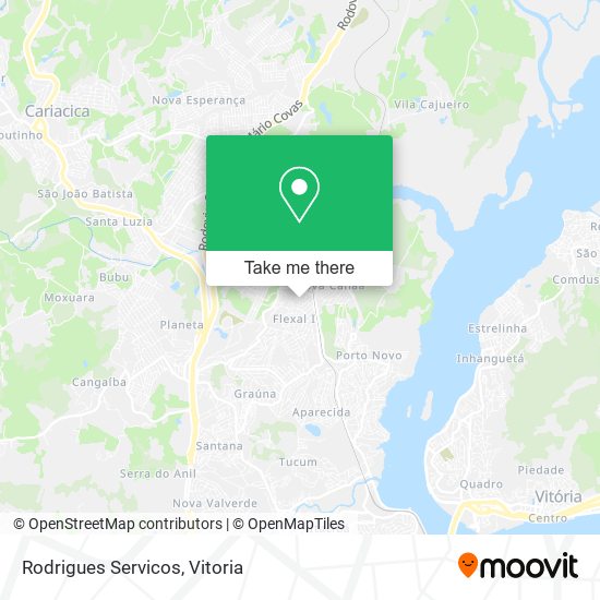 Rodrigues Servicos map