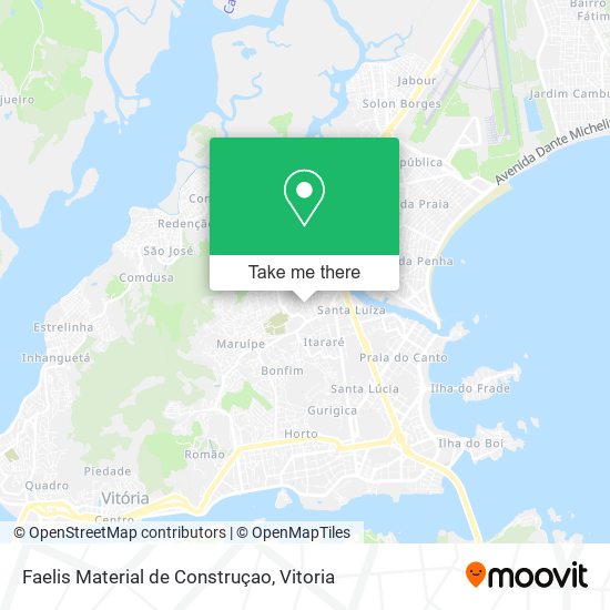 Faelis Material de Construçao map