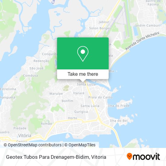 Mapa Geotex Tubos Para Drenagem-Bidim