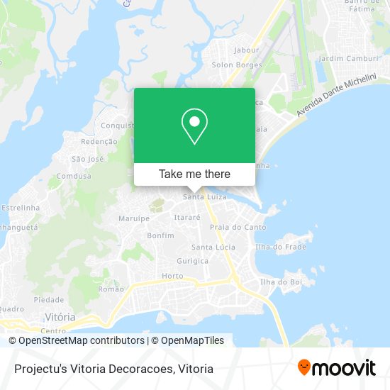 Mapa Projectu's Vitoria Decoracoes
