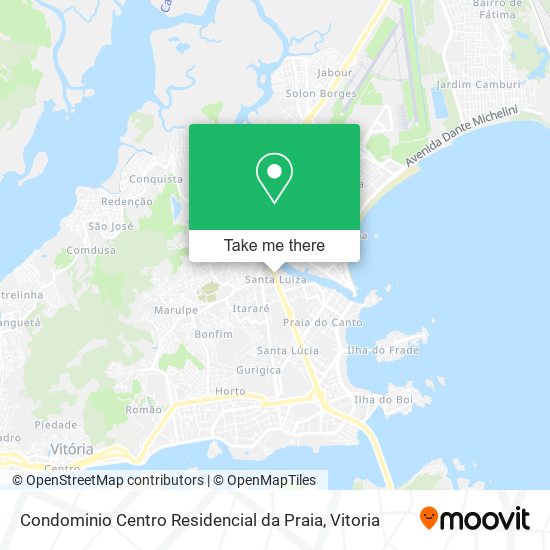 Condominio Centro Residencial da Praia map