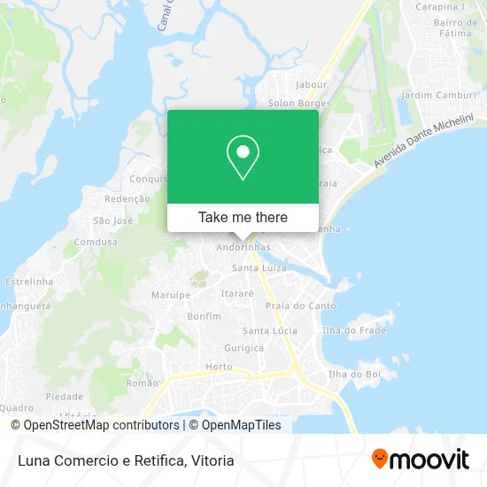 Luna Comercio e Retifica map