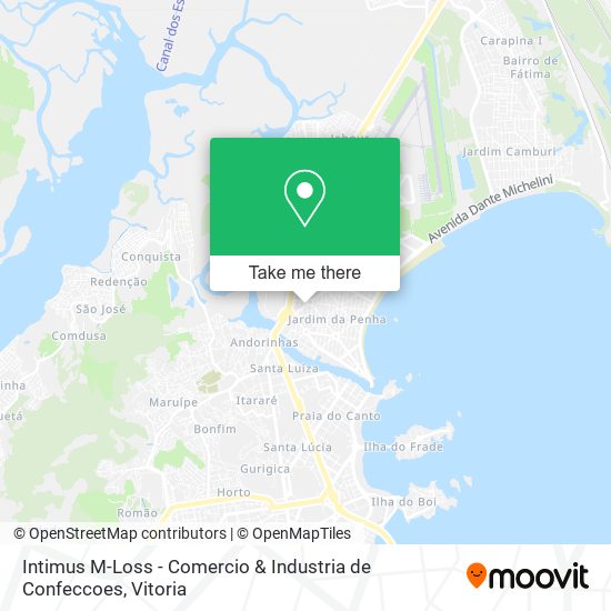 Mapa Intimus M-Loss - Comercio & Industria de Confeccoes