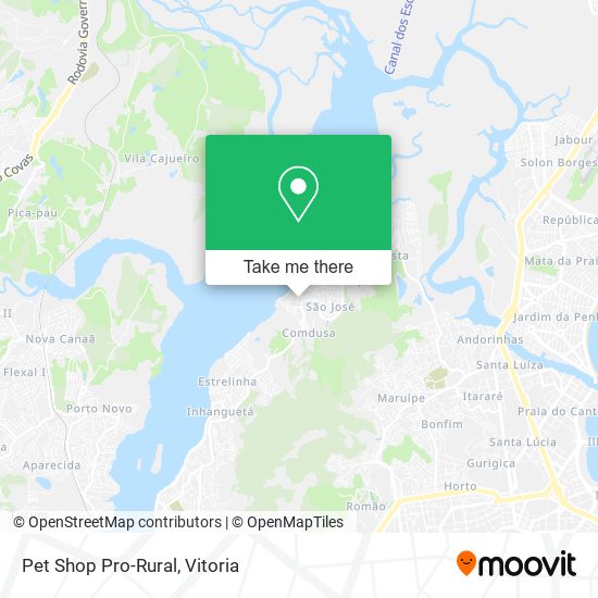 Pet Shop Pro-Rural map