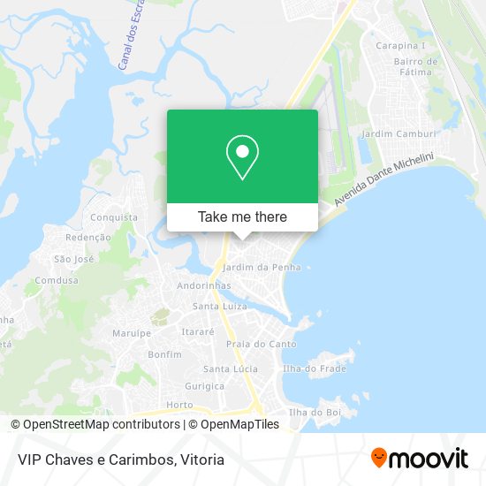 VIP Chaves e Carimbos map