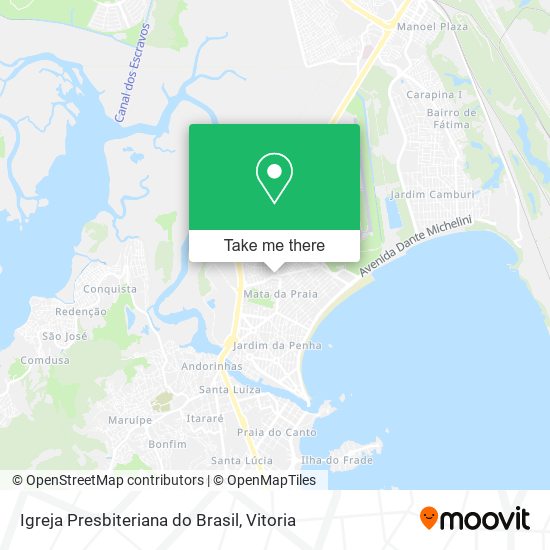 Igreja Presbiteriana do Brasil map