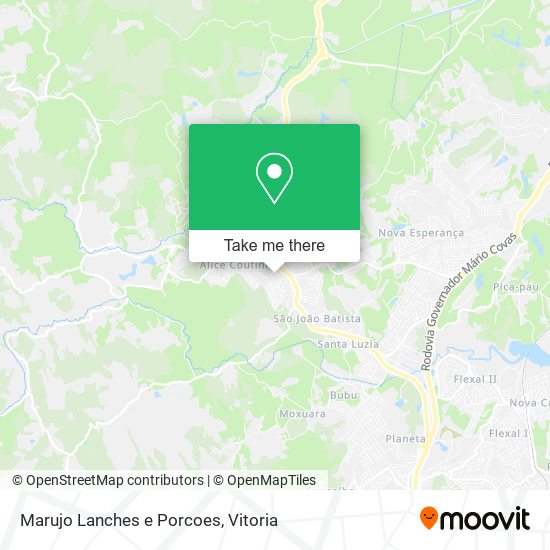 Marujo Lanches e Porcoes map