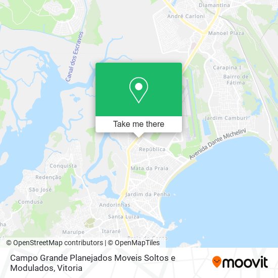 Campo Grande Planejados Moveis Soltos e Modulados map