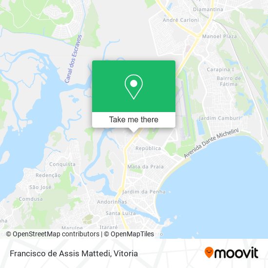 Francisco de Assis Mattedi map