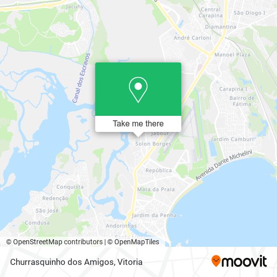 Churrasquinho dos Amigos map