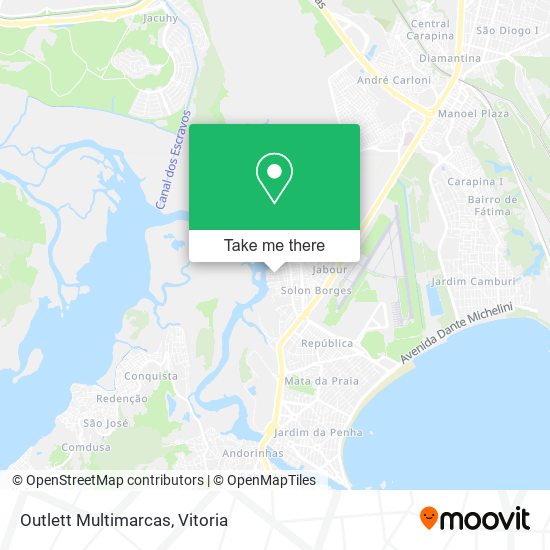 Outlett Multimarcas map