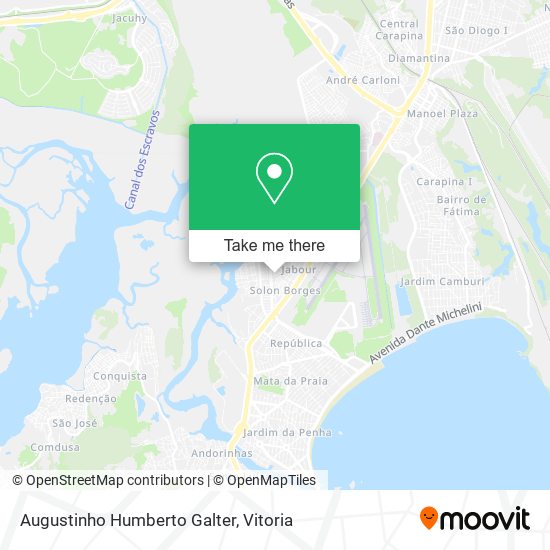 Augustinho Humberto Galter map