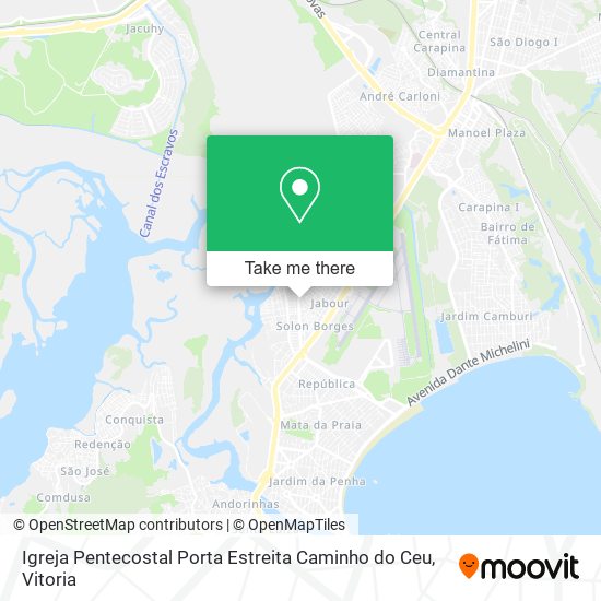 Igreja Pentecostal Porta Estreita Caminho do Ceu map