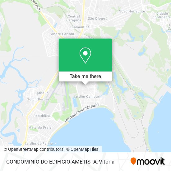 CONDOMINIO DO EDIFICIO AMETISTA map