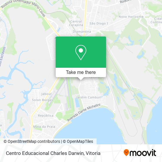 Mapa Centro Educacional Charles Darwin