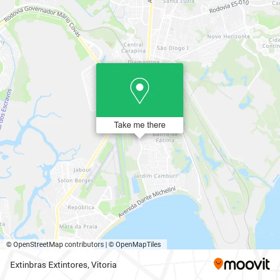 Extinbras Extintores map