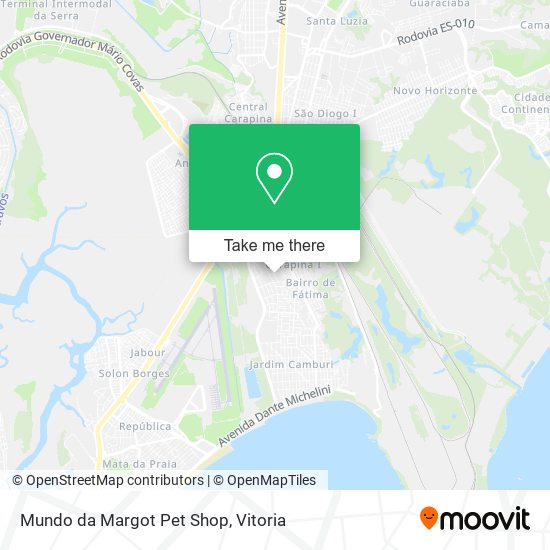 Mapa Mundo da Margot Pet Shop