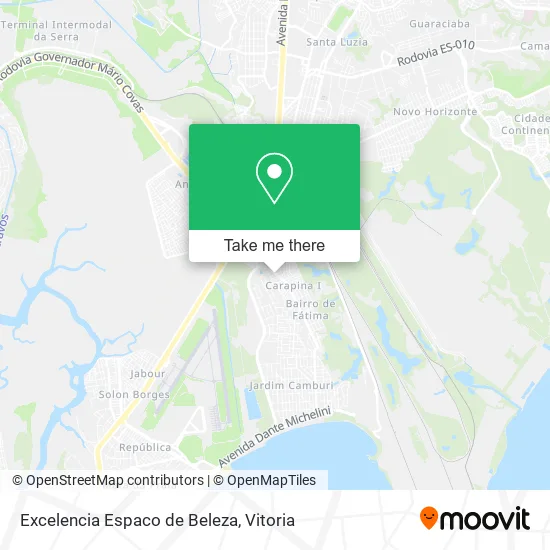 Excelencia Espaco de Beleza map