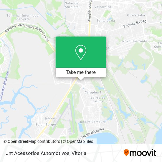 Jnt Acessorios Automotivos map