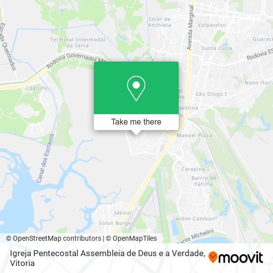 Igreja Pentecostal Assembleia de Deus e a Verdade map