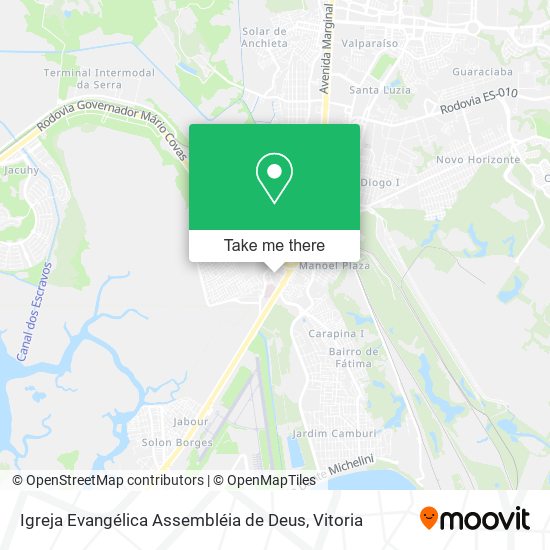 Igreja Evangélica Assembléia de Deus map