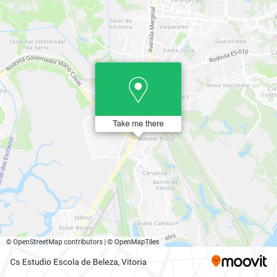 Cs Estudio Escola de Beleza map